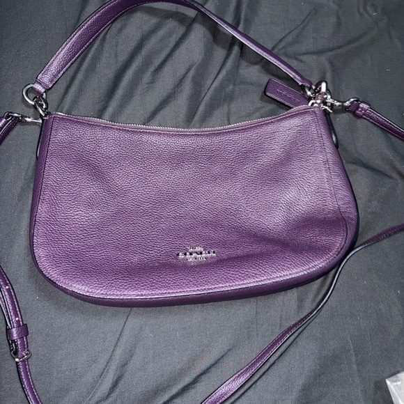 Coach Handbags - Coach Purple Shoulder Bag